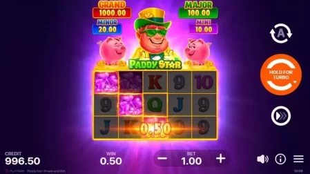Paddy Star: Smash and Win slot screenshot 2