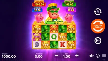Paddy Star: Smash and Win slot screenshot 1