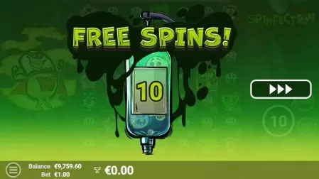 Spinfection slot screenshot 3