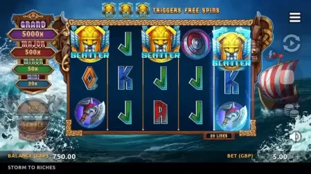 Storm to Riches slot screenshot 2