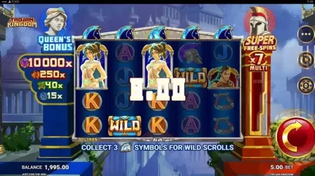 Trojan Kingdom slot screenshot 2