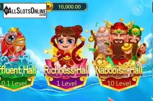 Start screen 1. 3 Gods Fishing from Dragoon Soft