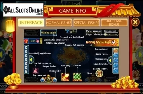 Game rules 1. 3 Gods Fishing from Dragoon Soft