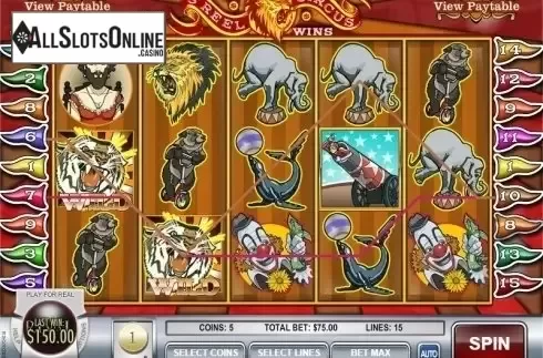 Screen5. 5 Reel Circus from Rival Gaming
