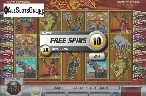 Screen6. 5 Reel Circus from Rival Gaming