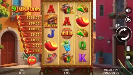 9 Jalapenos slot screenshot 1