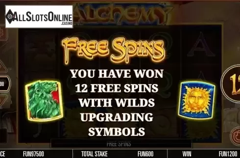 Free Spins Win Screen 2