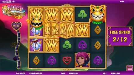 Alice In Adventureland slot screenshot 6