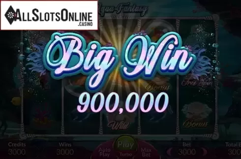 Win Screen. Aqua Fantasy from Ipanema Gaming