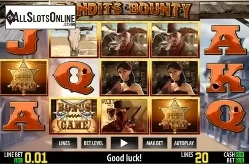 Game reels. Bandit's Bounty HD from World Match