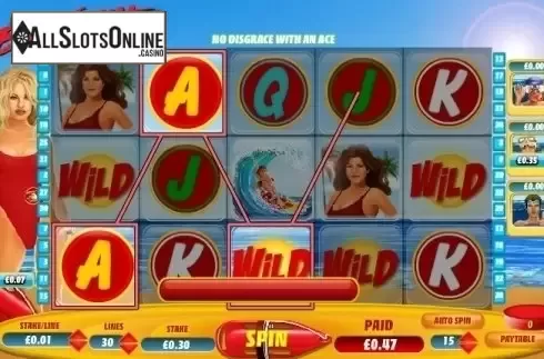 Win Screen. Baywatch (Playtech) from Playtech