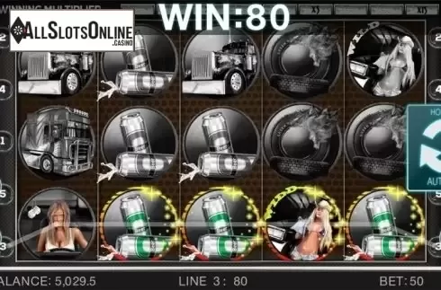 Screen 2. Blazing Tires from Spinomenal