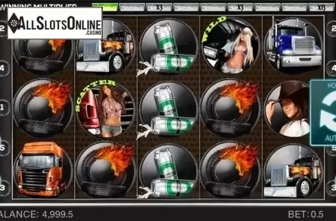 Screen 1. Blazing Tires from Spinomenal