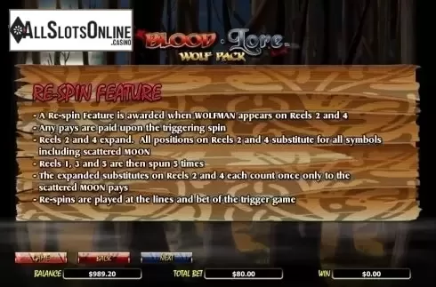 Features. Bloodlore Wolf Pack from NextGen