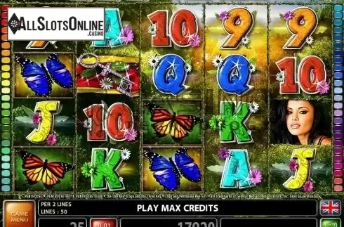 Screen2. Butterfly Dreaming Ultima from Casino Technology