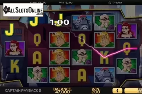 Win Screen 2. Captain Payback 2 from High 5 Games