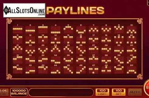 PayLines Screen