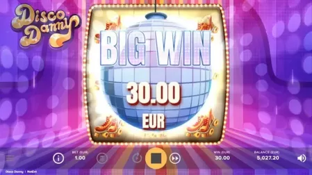 Disco Danny slot screenshot 2