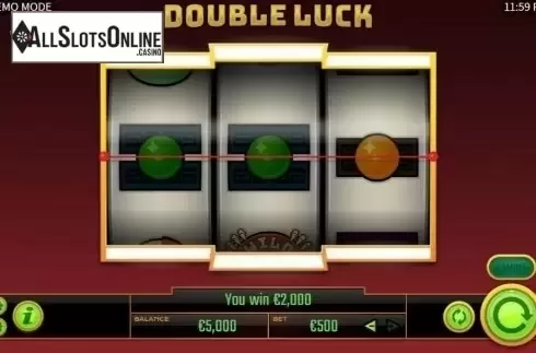 Win Screen 1. Double Luck from Golden Hero
