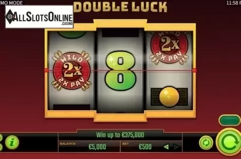 Reel Screen. Double Luck from Golden Hero