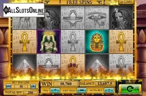 Screen 7. Egyptian Rebirth from Spinomenal