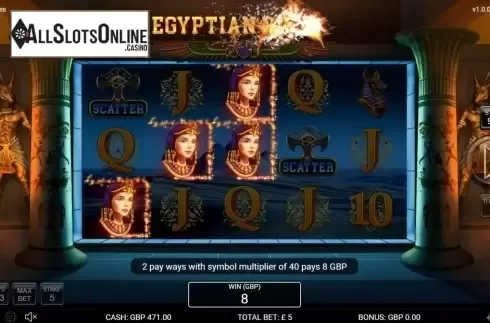 Win Screen 1. Egyptian Riches (Nektan) from Nektan