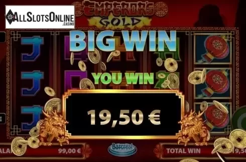 Screen 7. Emperor's Gold from Barcrest