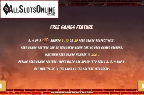 Paytable 1. Fire Hero 2 from PlayStar