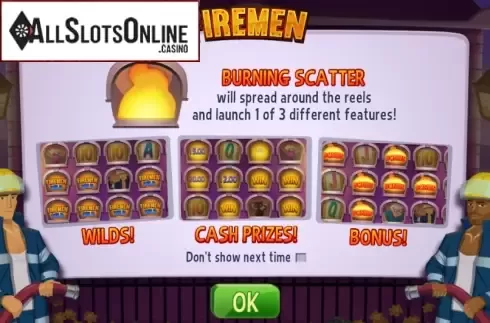 Screen2. Firemen from Playtech