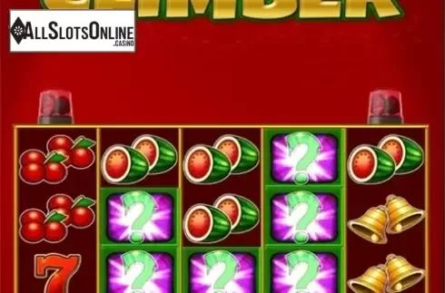Mystery symbol screen. Fruit Climber from Inspired Gaming