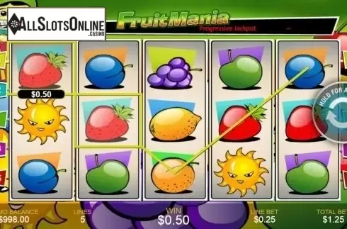 Win screen. Fruit Mania (Playtech) from Playtech