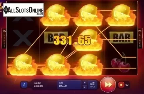 Win Screen 1. Fruit Supreme from Playson