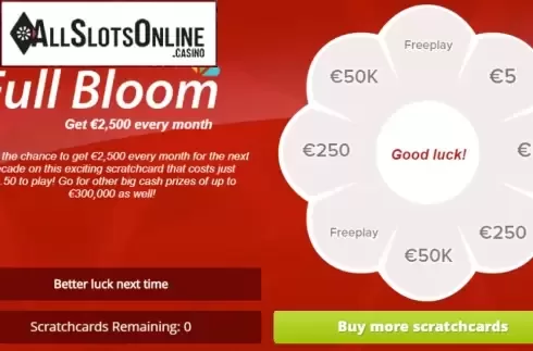 Game screen 2. Full Bloom from gamevy