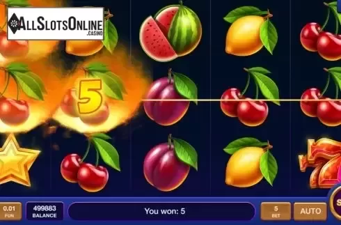 Win screen 2. Glaring Hot from InBet Games