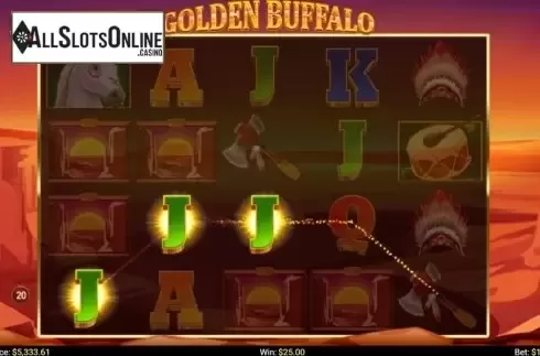 Win Screen 3. Golden Buffalo (Mobilots) from Mobilots