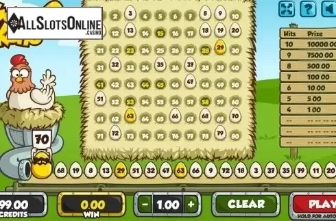 Game workflow . Golden Egg Keno	 from PlayPearls