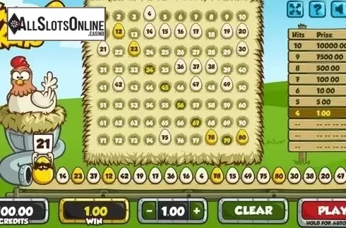 Game workflow 2. Golden Egg Keno	 from PlayPearls