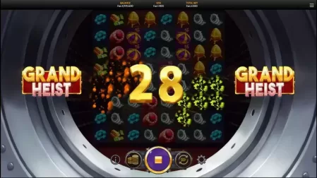 Grand Heist slot screenshot 2