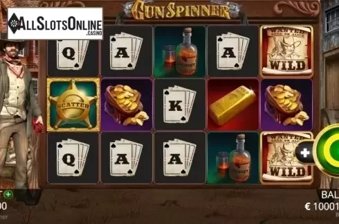 Reel Screen. Gunspinner from Booming Games