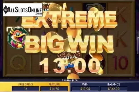 Big win screen. Hear Me Roar from Genesis