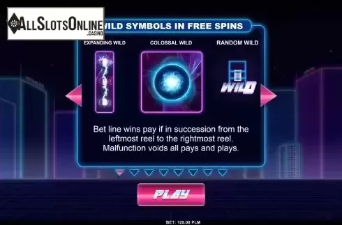 Wild Symbols features screen