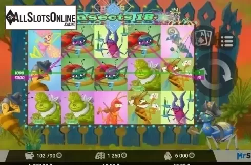 Screen5. Insects 18+ from MrSlotty