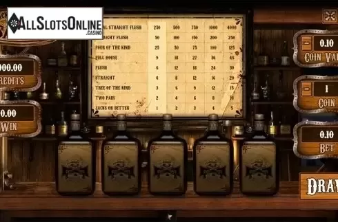 Reels screen. Jacks or Better Saloon from PlayPearls