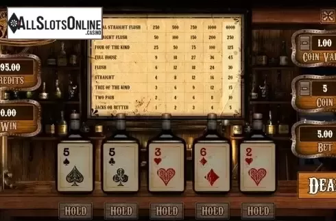 Game workflow . Jacks or Better Saloon from PlayPearls