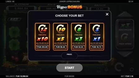 Joker Leprechauns slot screenshot 3