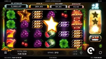 Joker Leprechauns slot screenshot 5