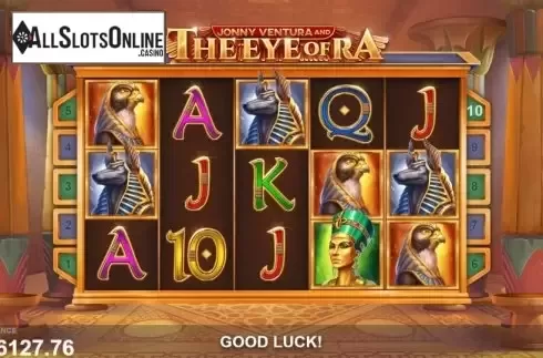 Reel Screen. Jonny Ventura and The Eye of Ra from Pariplay