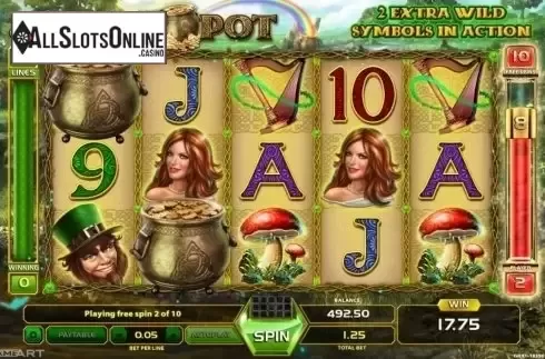 Free Spins. Jumpin Pot from GameArt