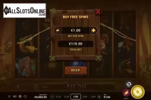 Buy Bonus screen
