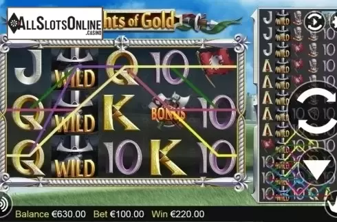 Win 3. Knights of Gold from Betdigital
